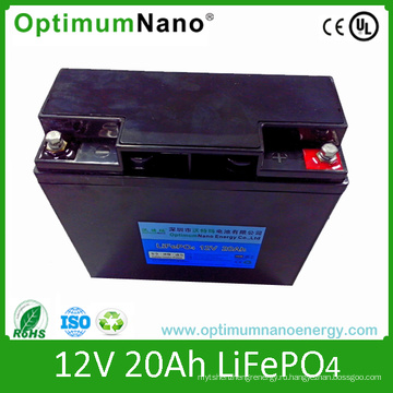 12 В 20ah батарея lifepo4 используется для ИБП, вернуться к власти